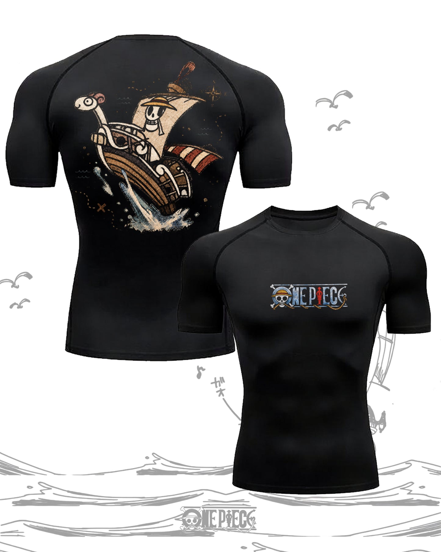 COMPRESSED SHIRT ONE PIECE