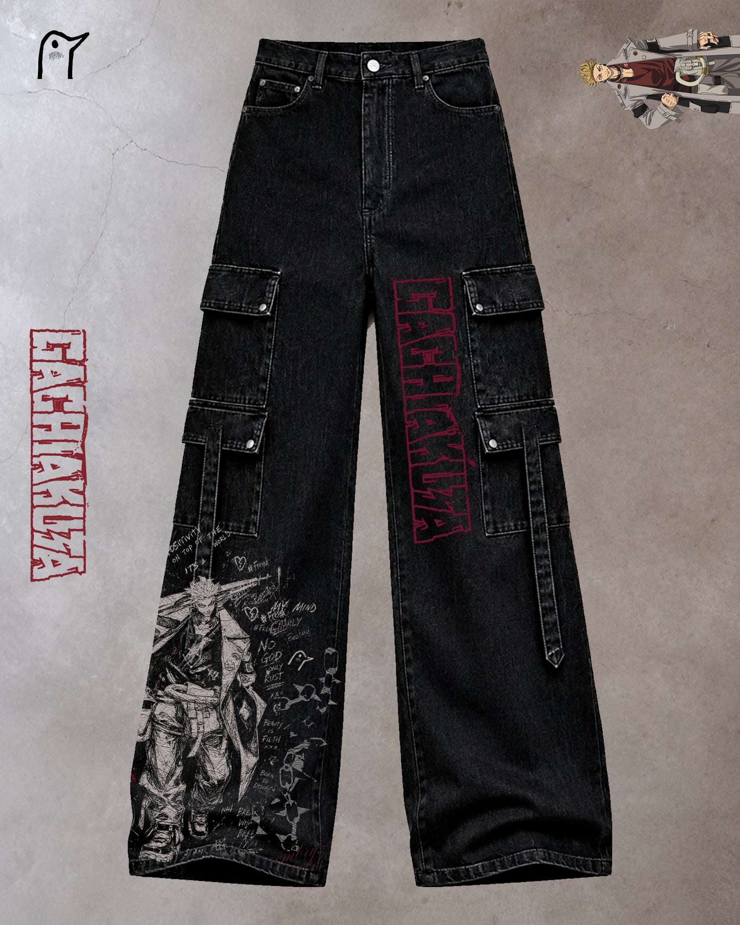 PANTALON BAGGY DE MEZCLILLA ENJIN