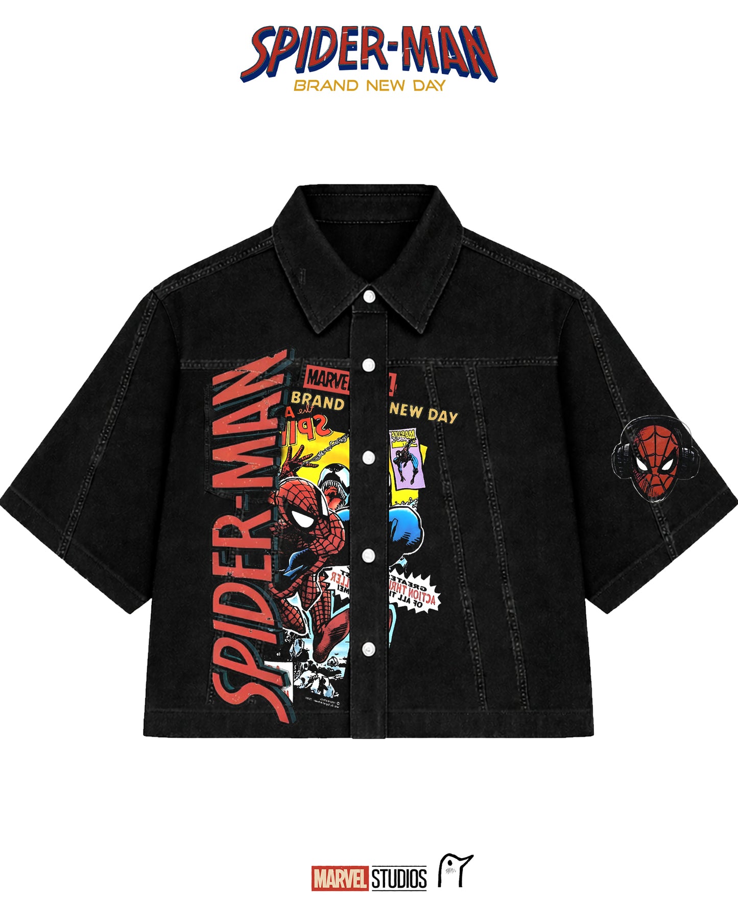 SOBRECAMISA MEZCLILLA SPIDERMAN