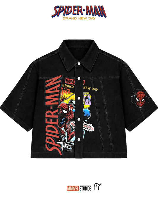 SOBRECAMISA MEZCLILLA SPIDERMAN