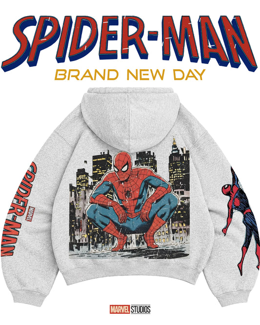 Zip Hoodie SPIDERMAN GRIS