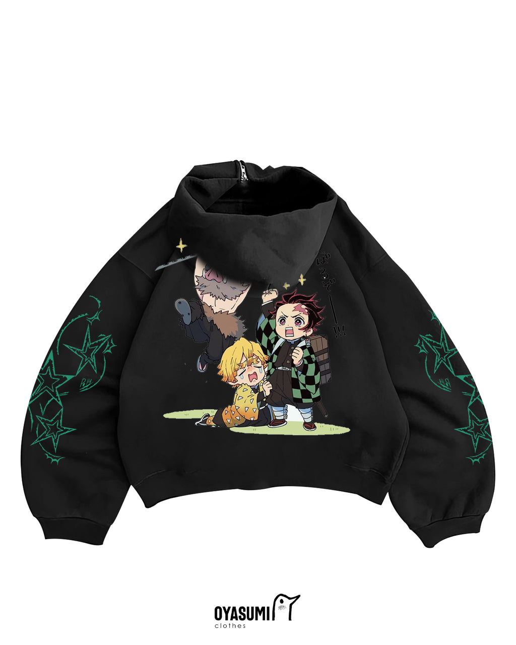 ZIP HOODIE BOXY FIT KIMETSU
