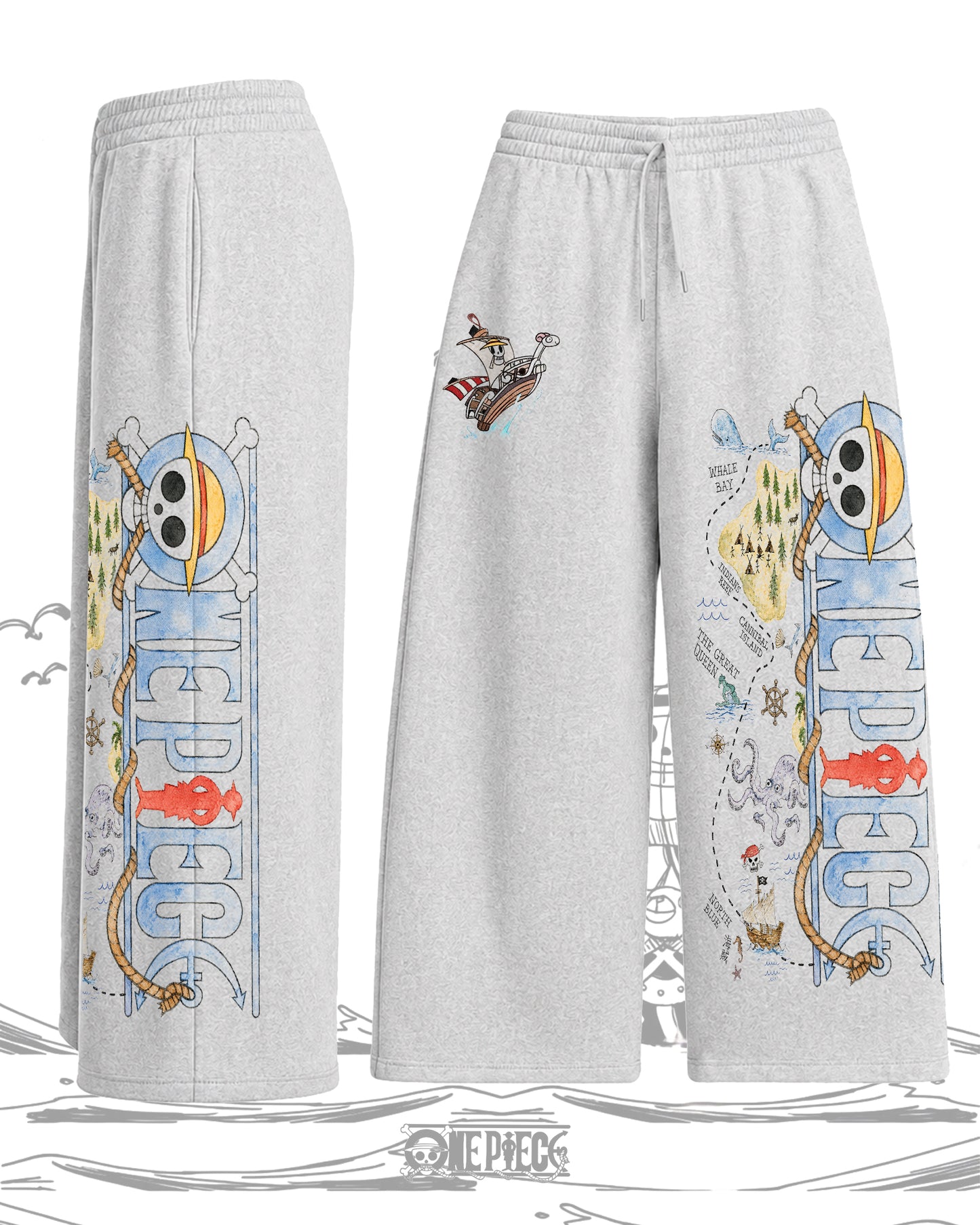 Pans Baggy One Piece Gris