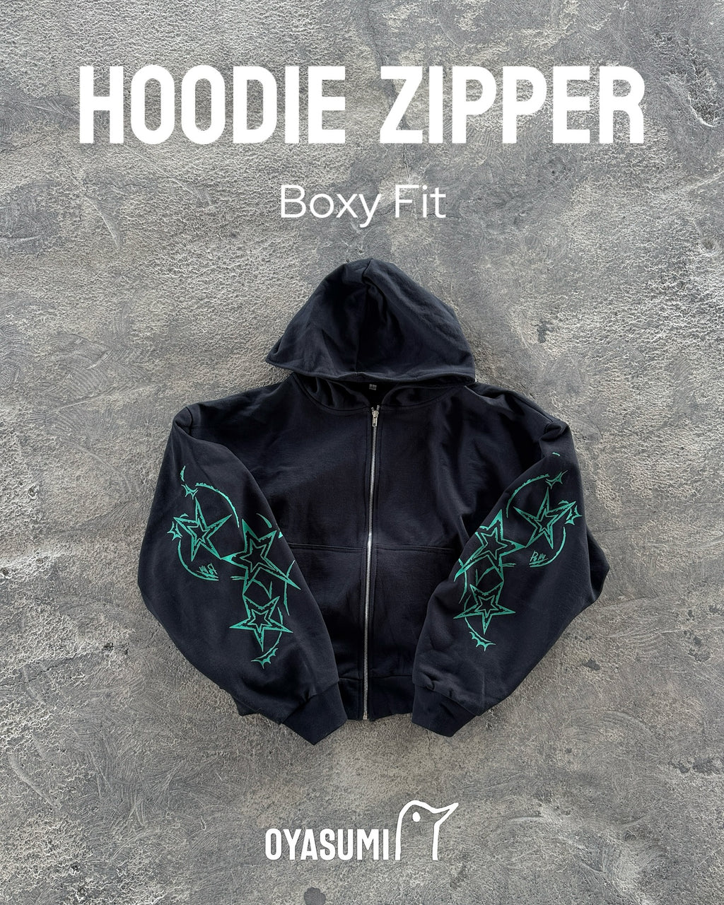 ZIP HOODIE BOXY FIT KIMETSU