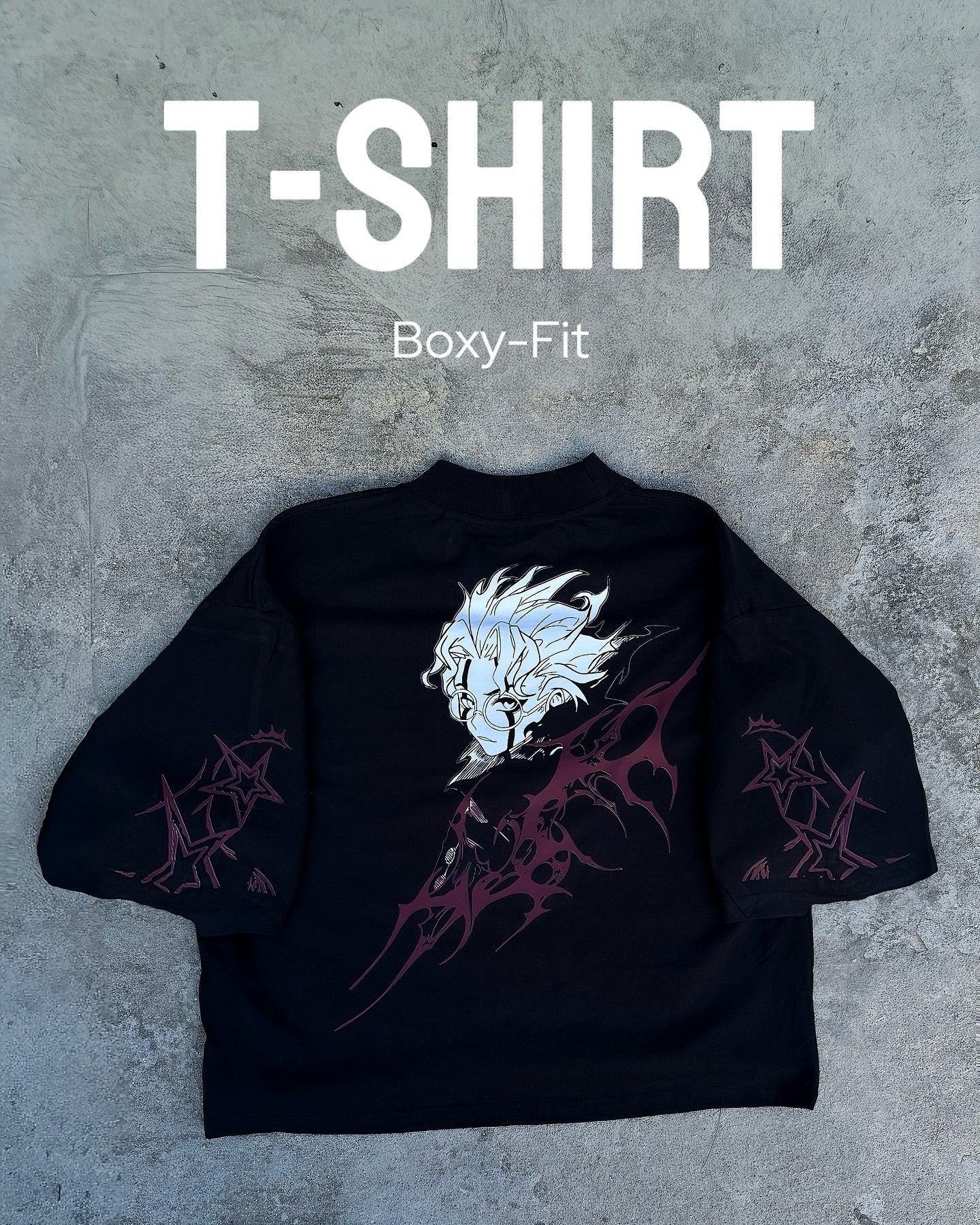 T-Shirt Boxy Fit Okarun Transformado