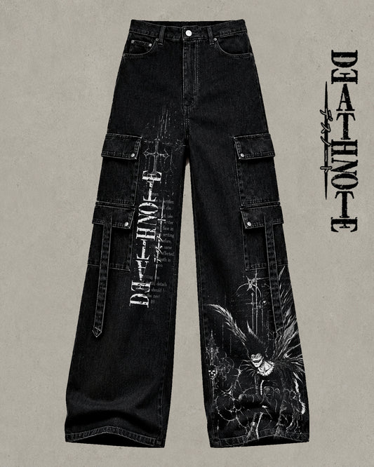 PANTALON BAGGY DE MEZCLILLA DEATH NOTE