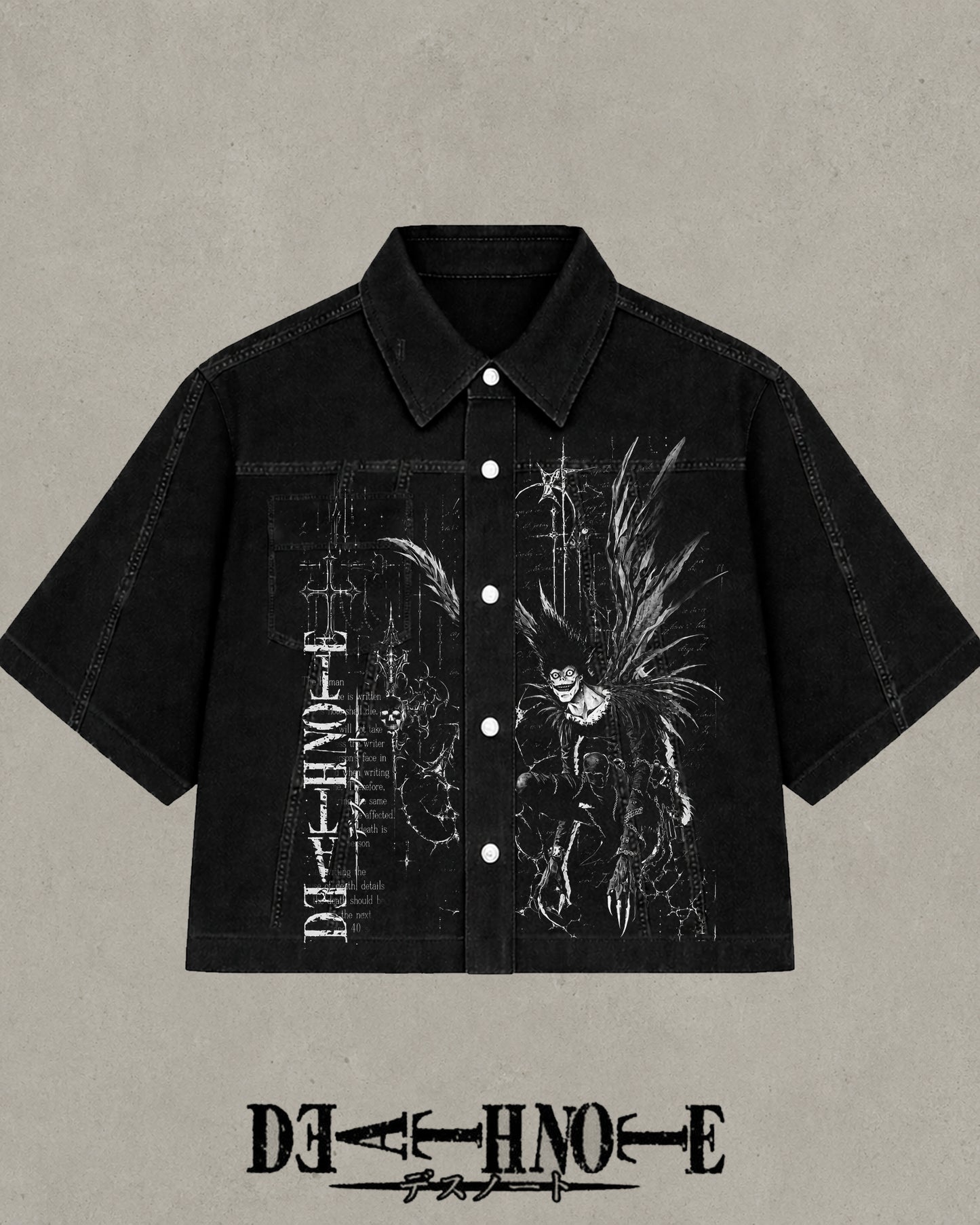 SOBRECAMISA MEZCLILLA DEATH NOTE