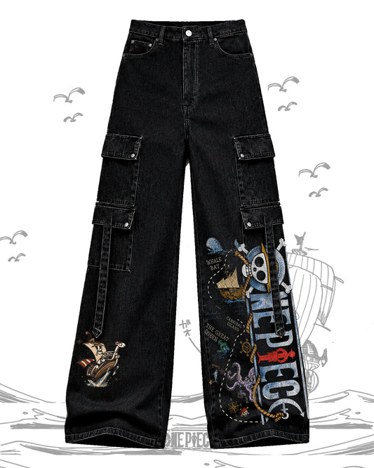 PANTALON BAGGY DE MEZCLILLA ONE PIECE