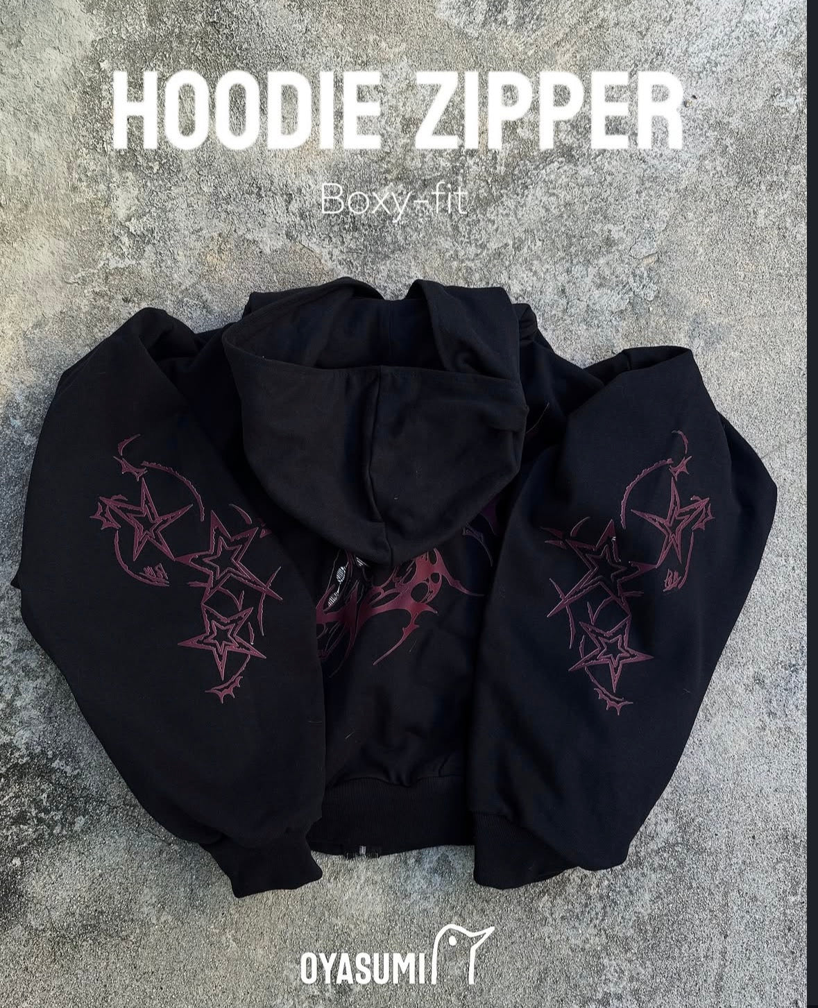 ZIP HOODIE BOXY FIT OKARUN