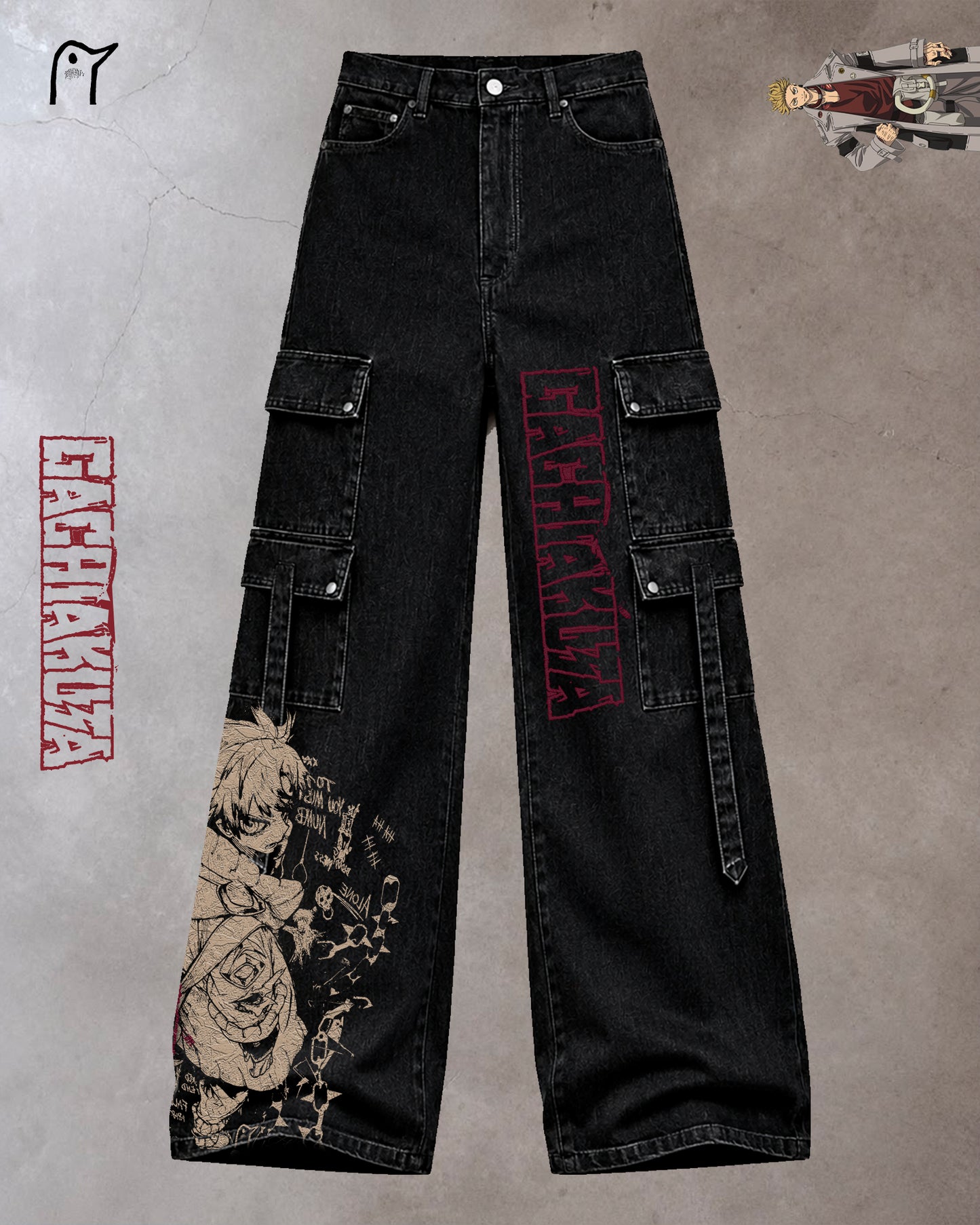 PANTALON BAGGY DE MEZCLILLA LUDO