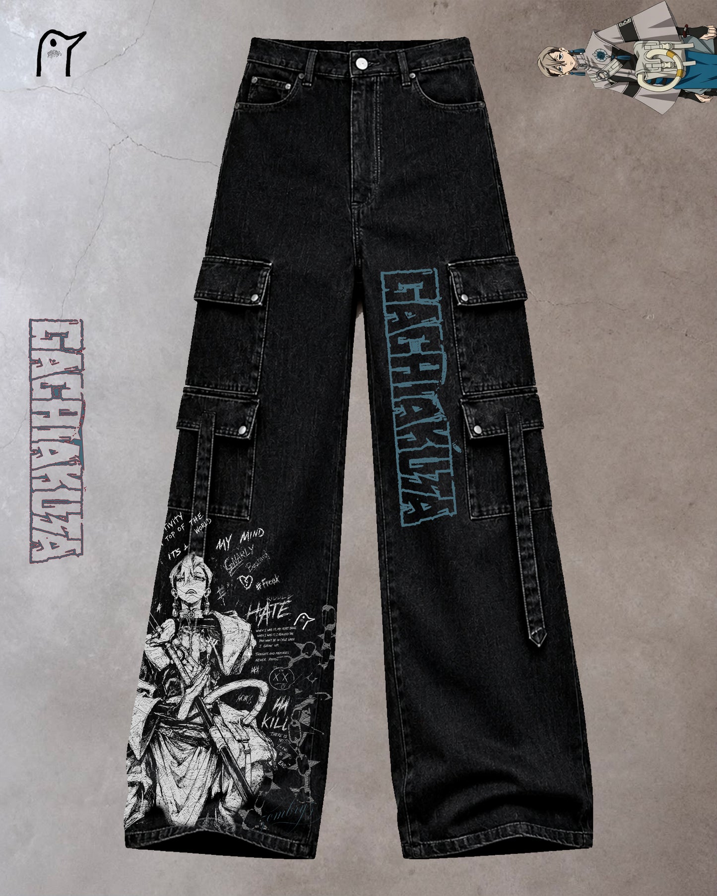 PANTALON BAGGY DE MEZCLILLA ZANKA