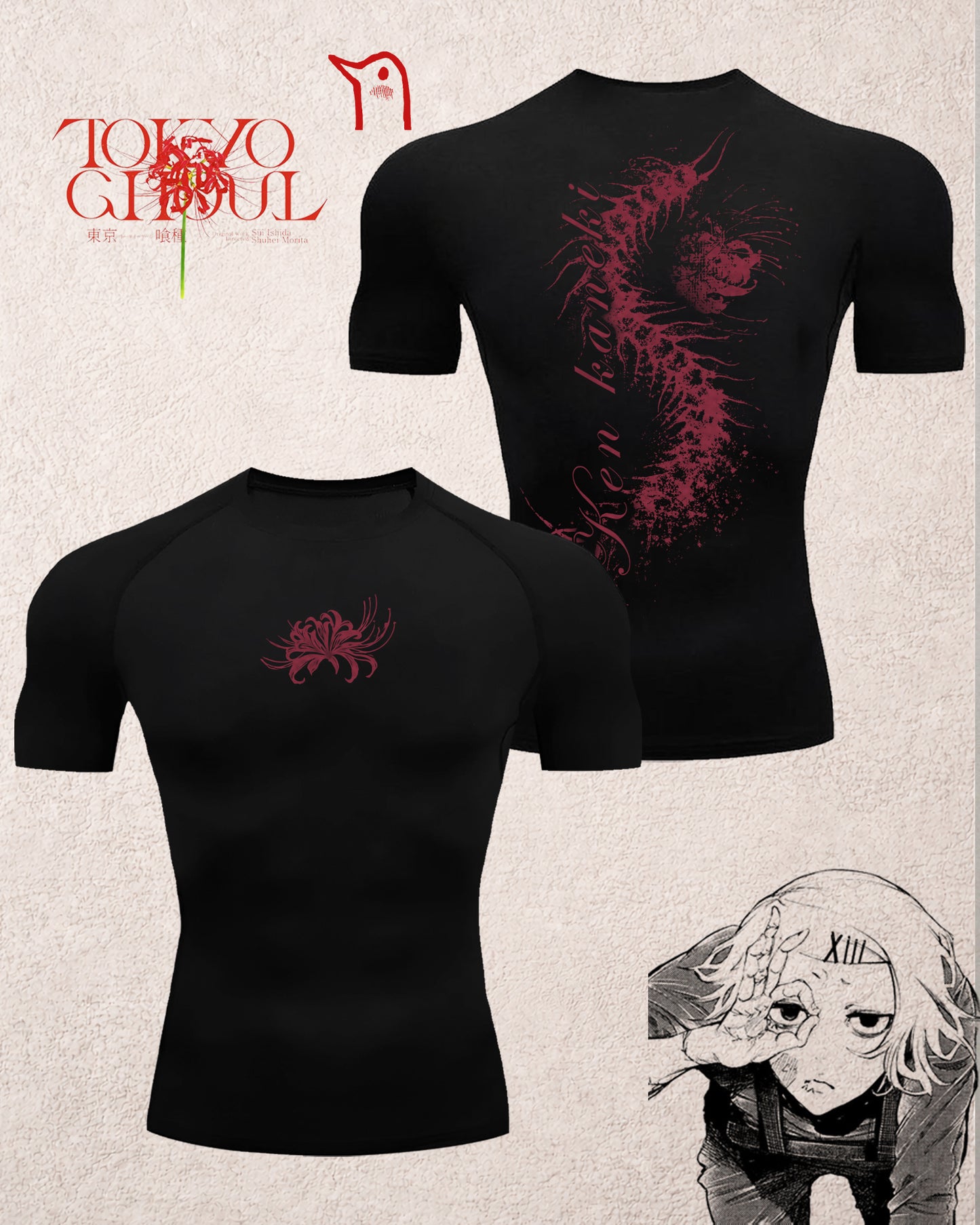 COMPRESSED SHIRT KANEKI