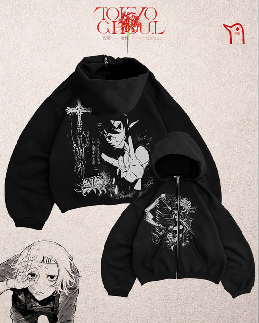 ZIP HOODIE BOXY FIT SUZUYA