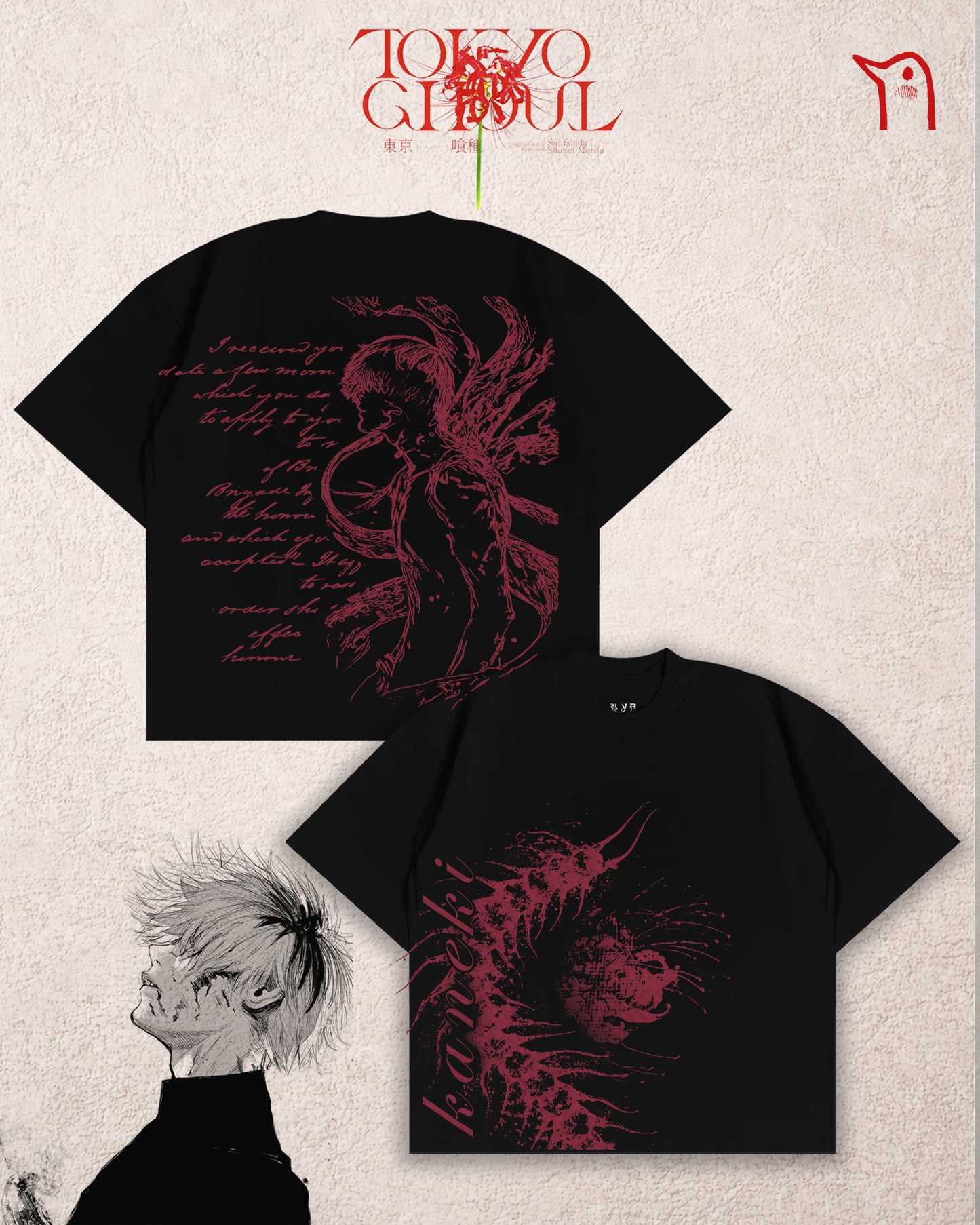 T-Shirt Boxy fit KANEKI